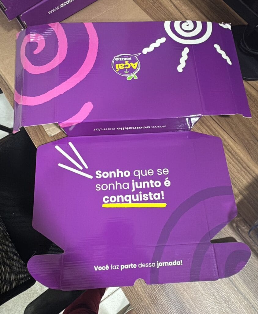 caixa personalizada nuestra personalizados unboxing caixa envio correios